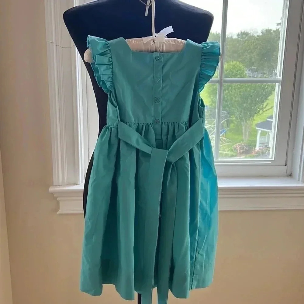 GIRLS SMOCKED CANDY NWOT DRESS SIZE 4T - Picture 6 of 7